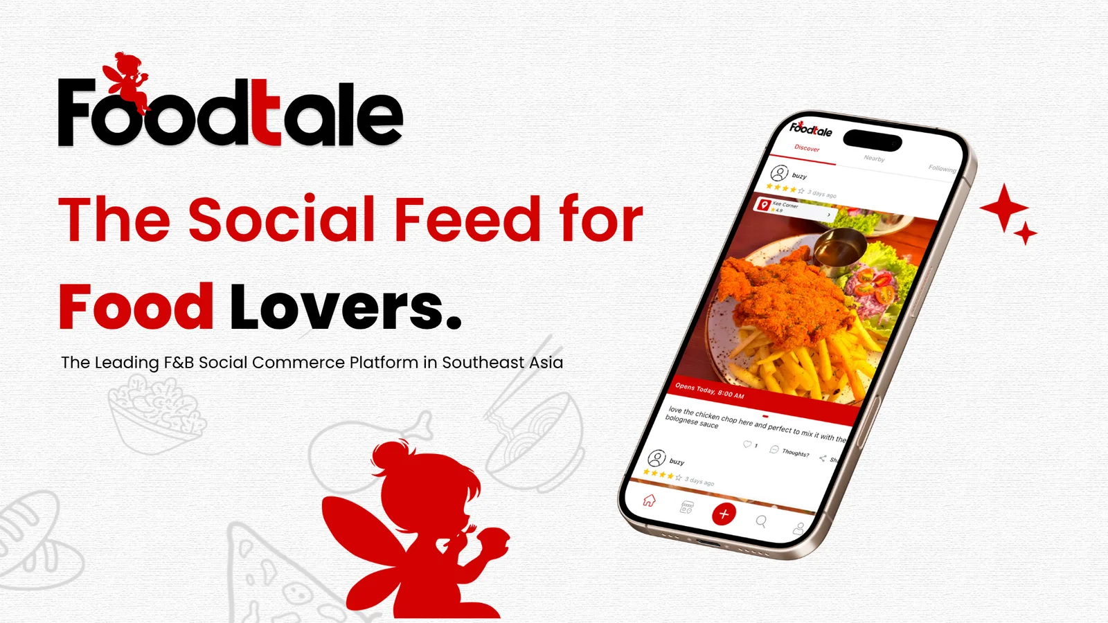 Foodtale F&B platform interface preview